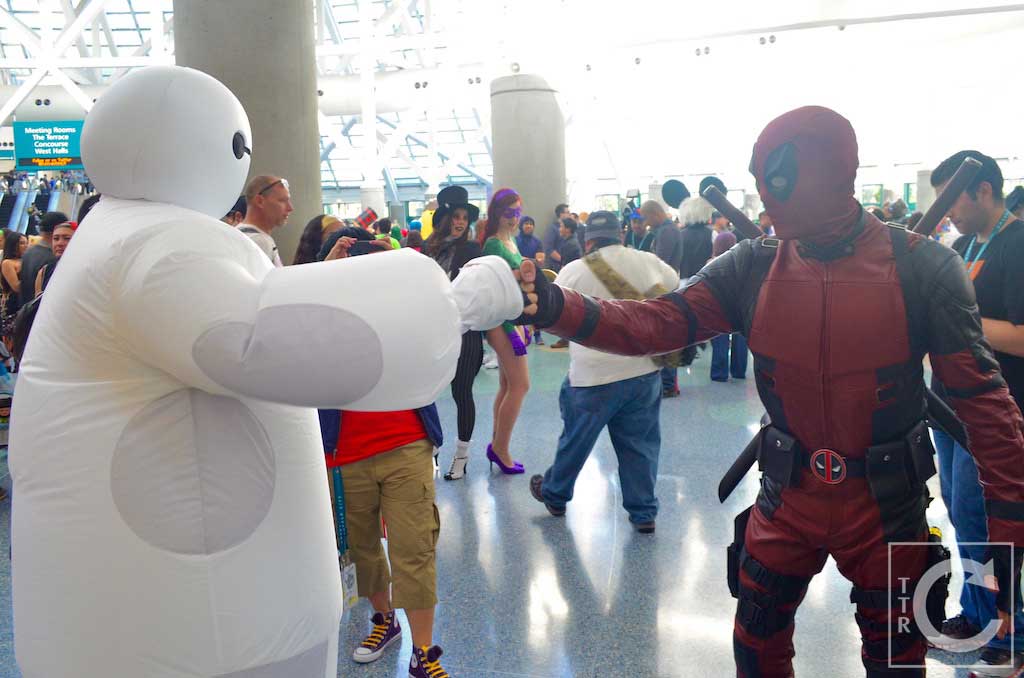 WonderCon Cosplay Saturday 2016 37 Deadpool Baymax