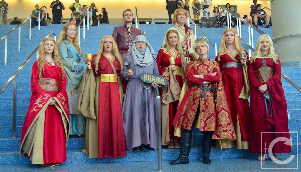 WonderCon Cosplay Saturday 2016 98 Game of Thrones Cersei King's Landing Group