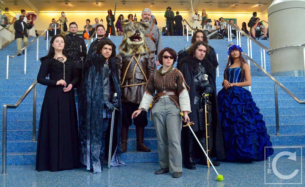 WonderCon Cosplay Saturday 2016 99 Game of Thrones Winterfell Group