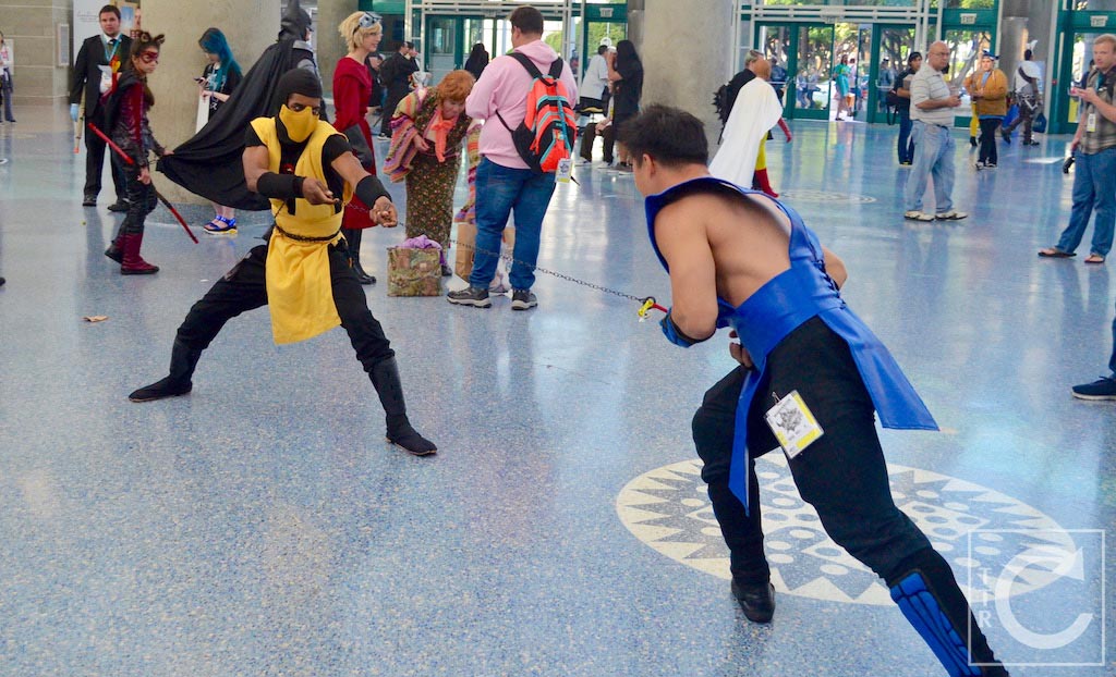 WonderCon Cosplay Sunday 2016 104 Mortal Kombat Sub-Zero Scorpion