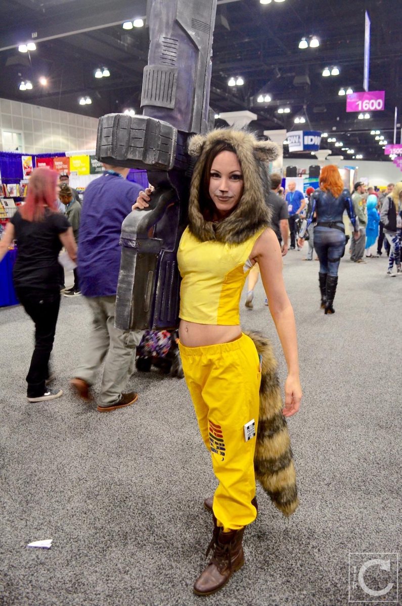 WonderCon Cosplay Sunday 2016 66 Rocket Raccoon Crossplay