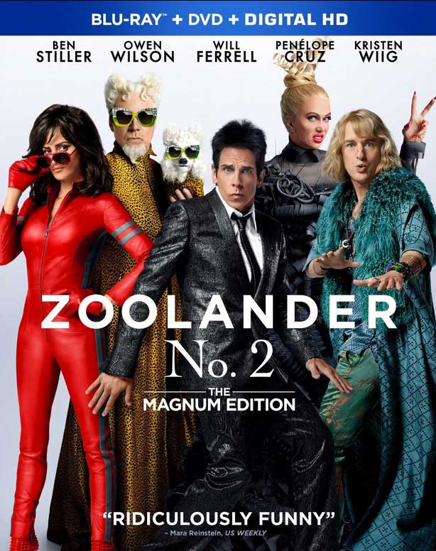 Zoolander 2 Blu-ray Box Cover Art
