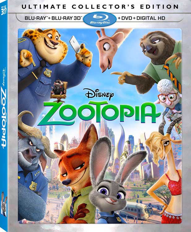 Zootopia Blu-Ray Box Cover Art