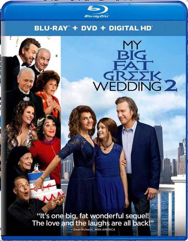 My Big Fat Greek Wedding 2 Blu-ray Box Cover Art
