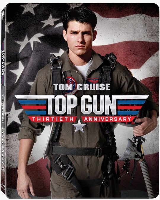 Top Gun 30th Anniversary Steel Book Blu-ray Box Cover Art