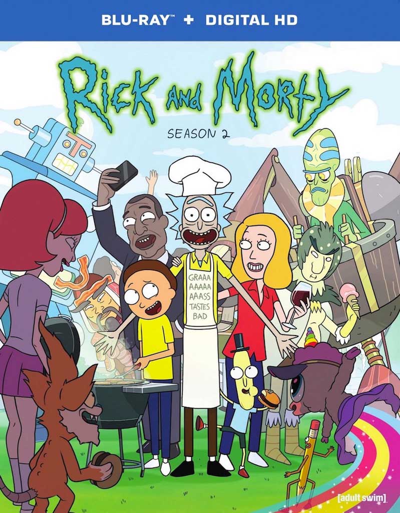 Rick and Morty Season 2 Blu-ray Box Cover Art