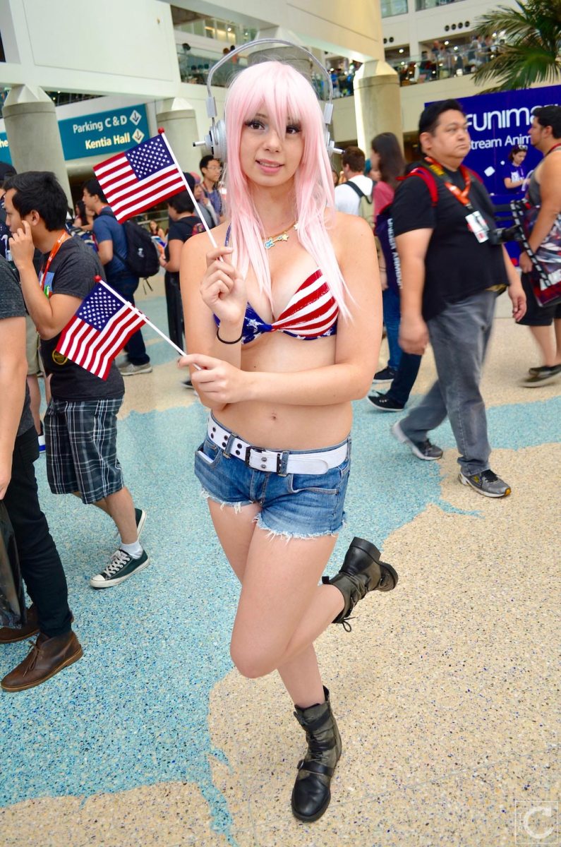 Anime Expo 2016 Cosplay 71 America Swimsuit Super Sonico