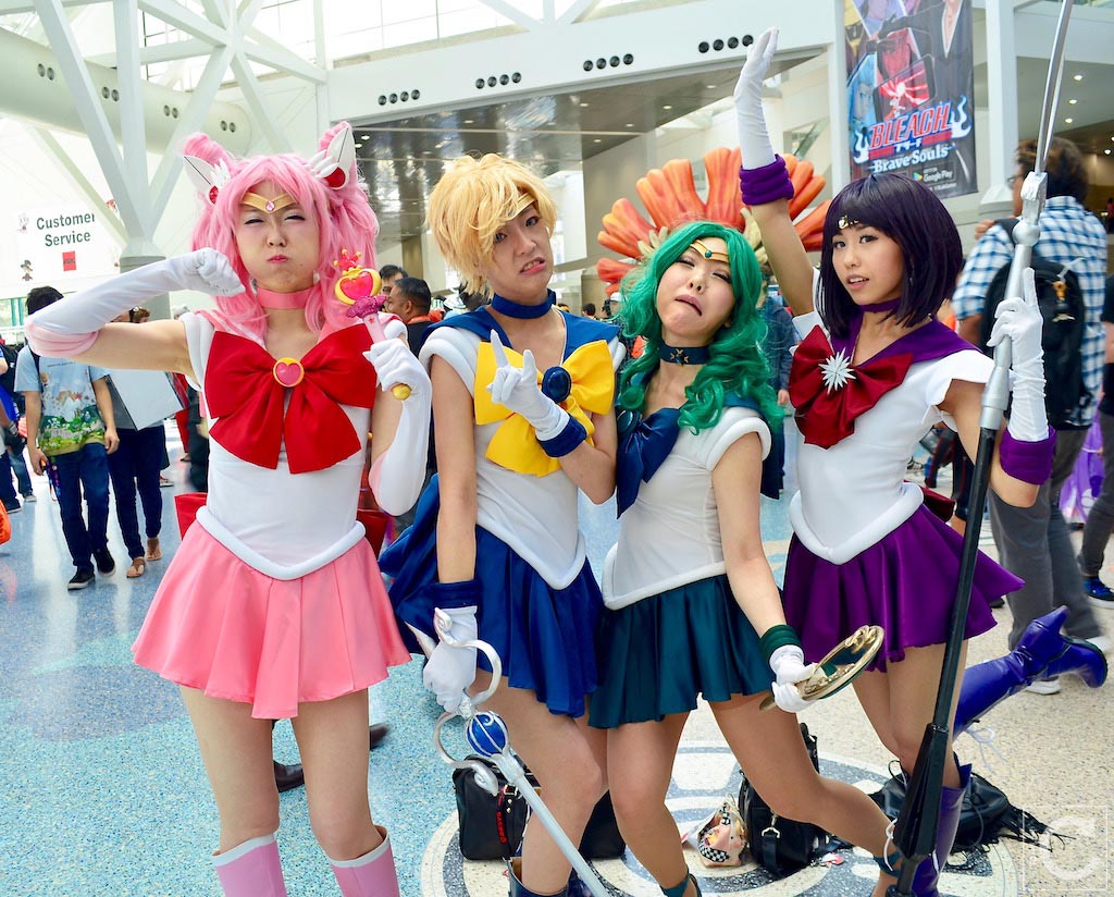 Anime Expo 2016 Cosplay Funny 26 Sailor Moon Sailor Scouts