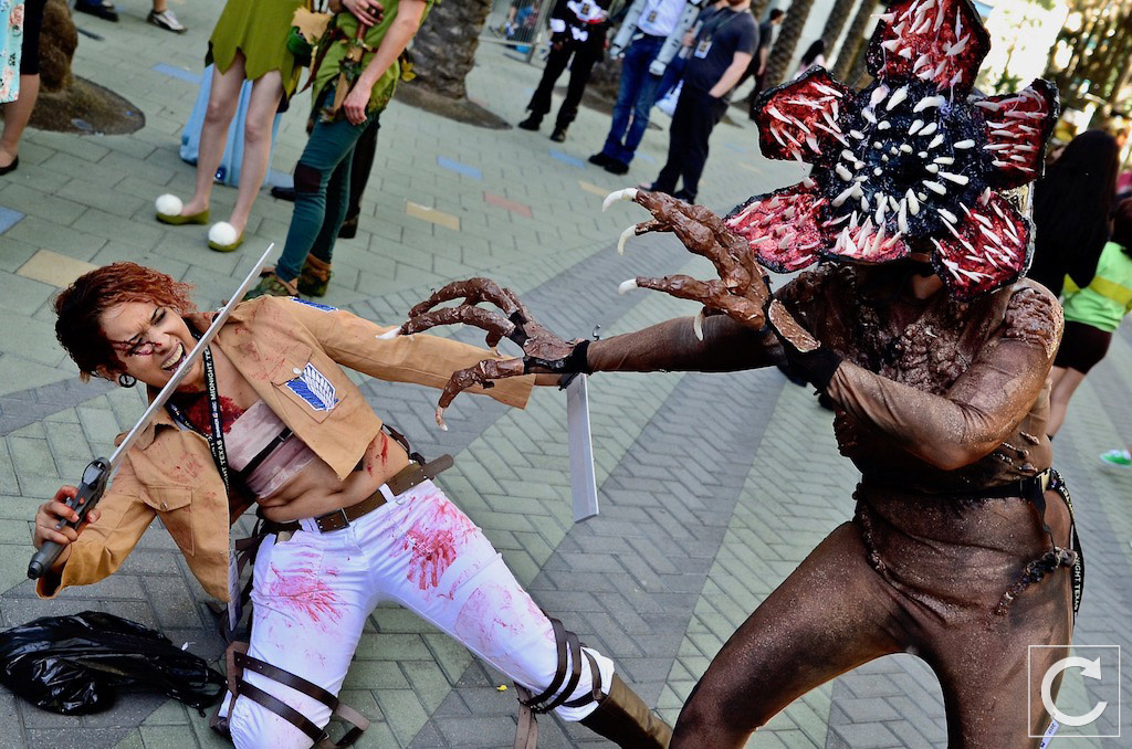 WonderCon 2017 Cosplay Attack on Titan Stranger Things