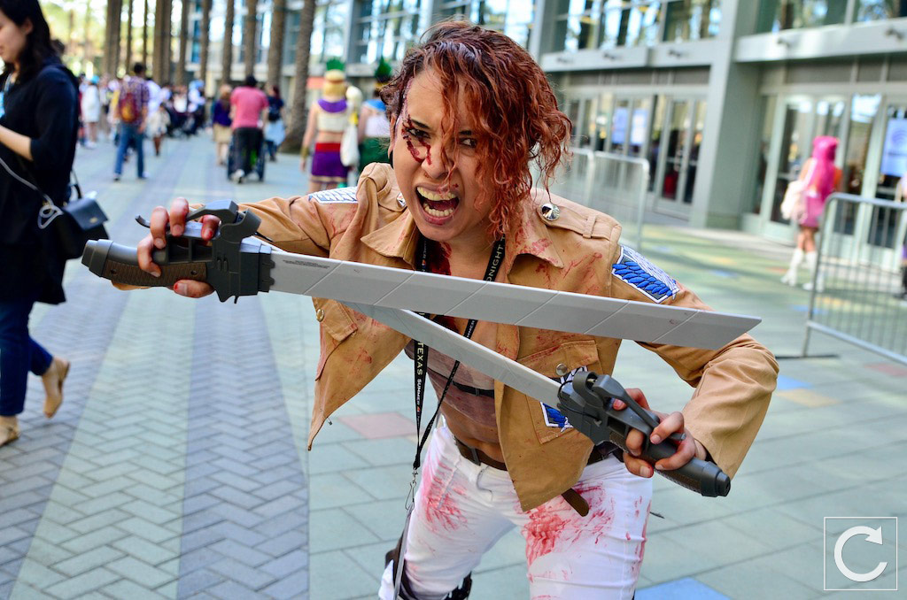 WonderCon 2017 Cosplay Attack on Titan Scout Regiment