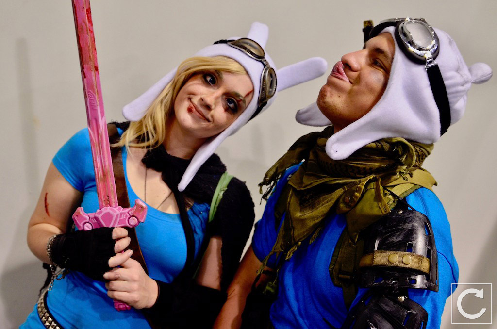 WonderCon 2017 Cosplay Funny Adventure Time Finn and Fionna