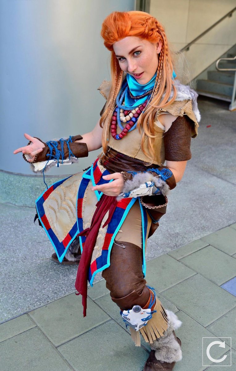 WonderCon 2017 Cosplay Funny Aloy Horizon Zero Dawn