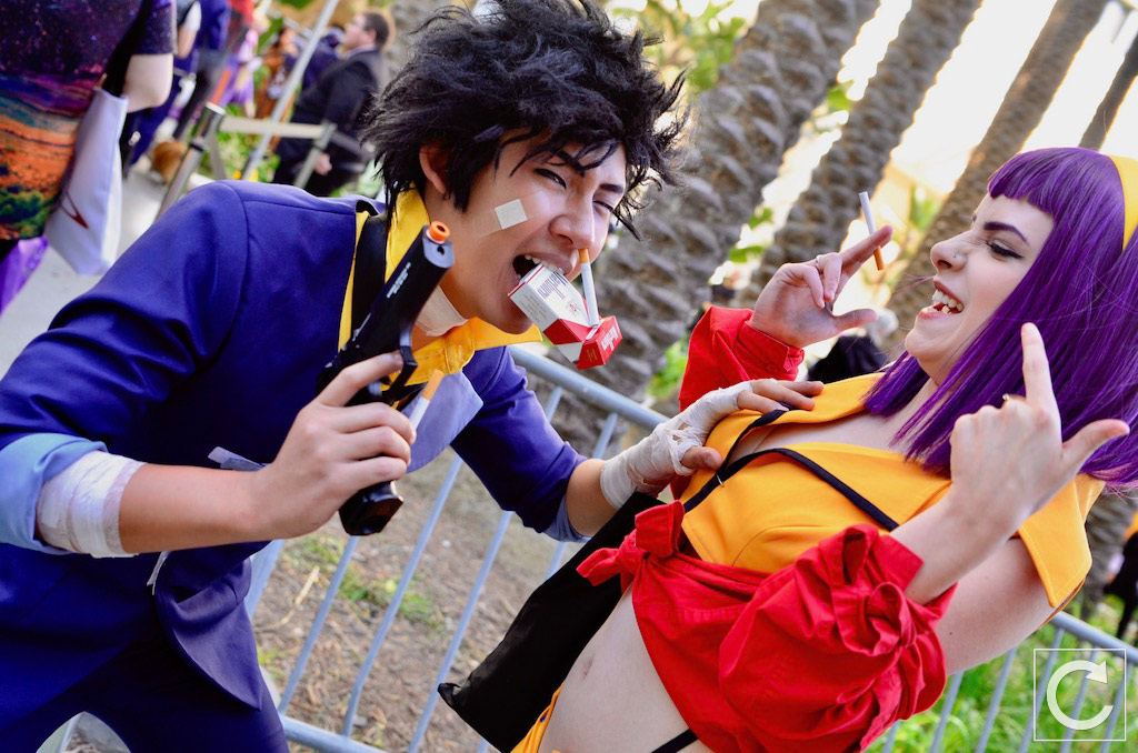 WonderCon 2017 Cosplay Funny Spike and Faye Cowboy Bebop