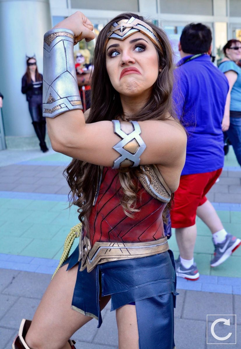 WonderCon 2017 Cosplay Funny Wonder Woman