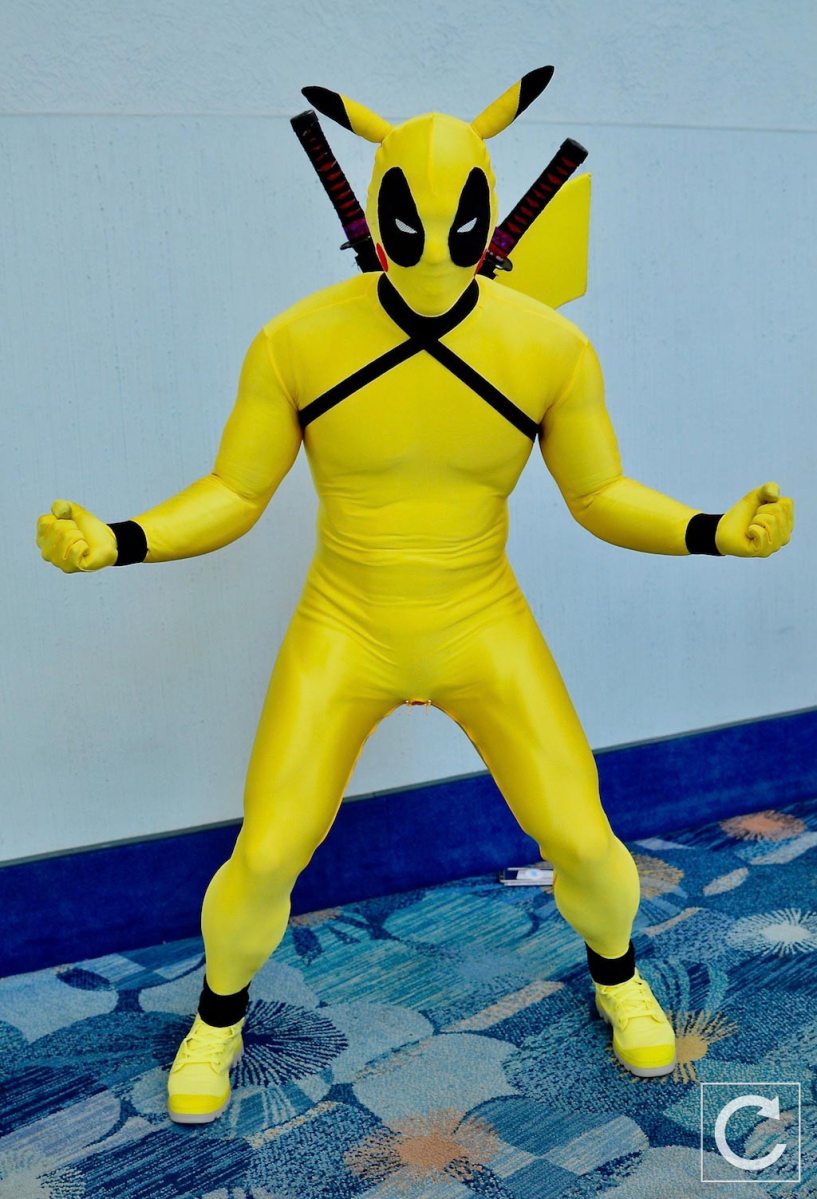 WonderCon 2017 Cosplay Pikachu Deadpool